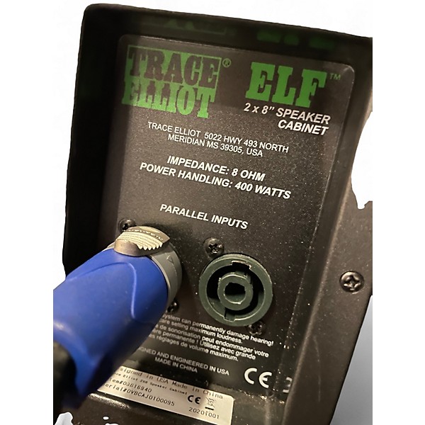 Used Trace Elliot ELF 2 X 8" Bass Cabinet
