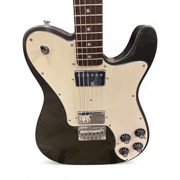 Used Squier AFFINTY SERIES DELUXE CHARCOAL FROST METALLIC Solid Body Electric Guitar