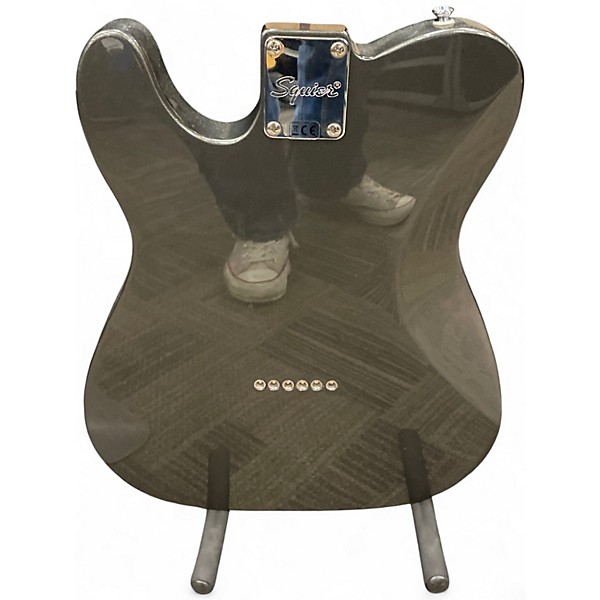 Used Squier AFFINTY SERIES DELUXE CHARCOAL FROST METALLIC Solid Body Electric Guitar