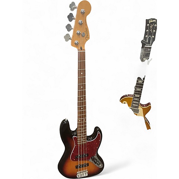 Used Fender Player Jazz Bass Sunburst Electric Bass Guitar
