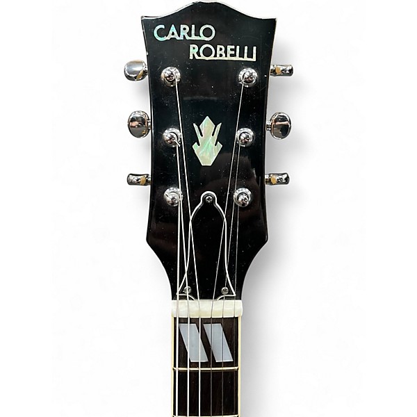 Used 1970s Carlo Robelli 855 Natural Hollow Body Electric Guitar