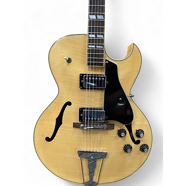 Used 1970s Carlo Robelli 855 Natural Hollow Body Electric Guitar