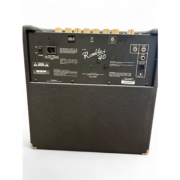 Used Fender Rumble 40 40W 1x10 Bass Combo Amp