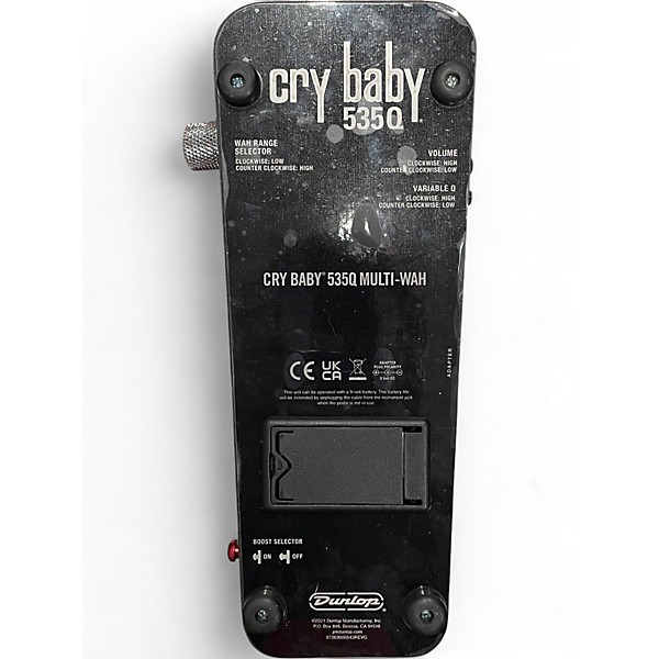 Used Dunlop 535Q Cry Baby Multi-Wah Effect Pedal