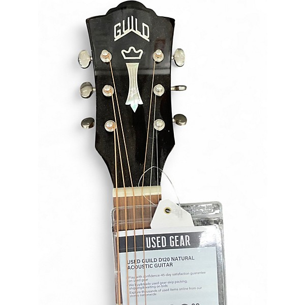Used Guild D120 Natural Acoustic Guitar