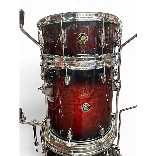 Used Gretsch Drums 7 Piece Catalina Maple WINE RED Drum Kit
