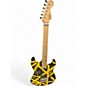 Used EVH Striped Series Black and Yellow Solid Body Electric Guitar thumbnail