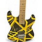 Used EVH Striped Series Black and Yellow Solid Body Electric Guitar