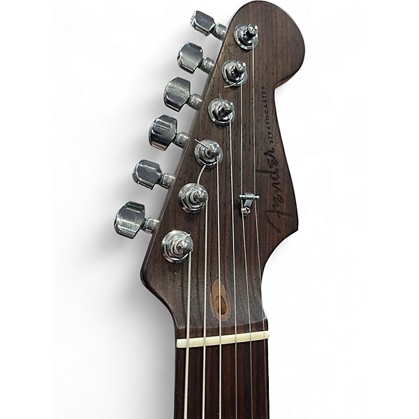 Used Fender LTD Rosewood Neck American Professional Stratocaster Ocean Turquoise Solid Body Electric Guitar