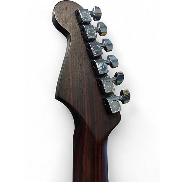 Used Fender LTD Rosewood Neck American Professional Stratocaster Ocean Turquoise Solid Body Electric Guitar