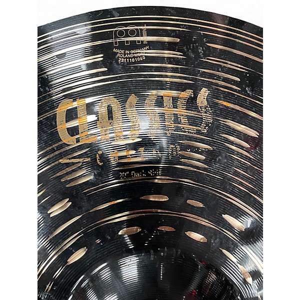 Used MEINL 20in CLASSIC CUSTOM DARK RIDE Cymbal