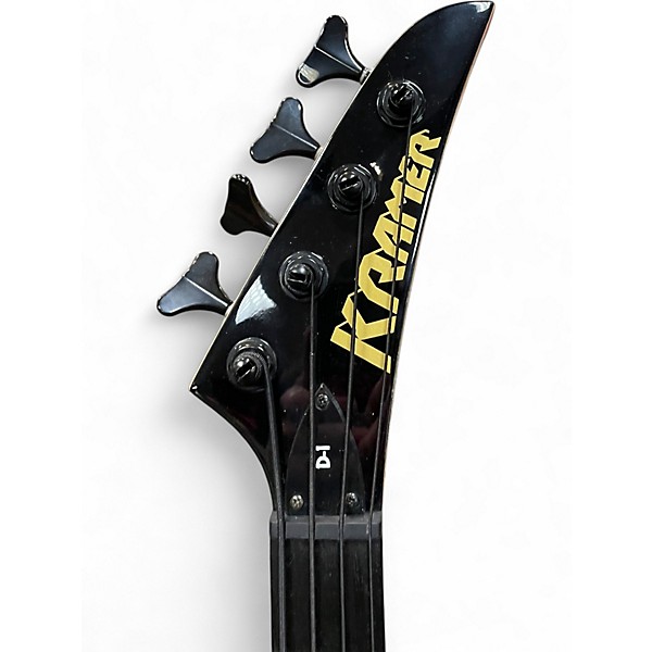 Used Kramer D-1 PURPLE METALLIC Electric Bass Guitar