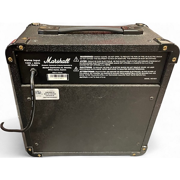 Used Marshall MG10CD 1X6.5 10W Guitar Combo Amp