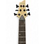 Used Schecter Guitar Research Stiletto Custom 6 String Natural Satin Electric Bass Guitar