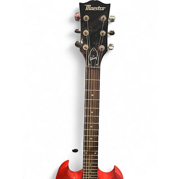 Used Maestro SG JR Red Solid Body Electric Guitar