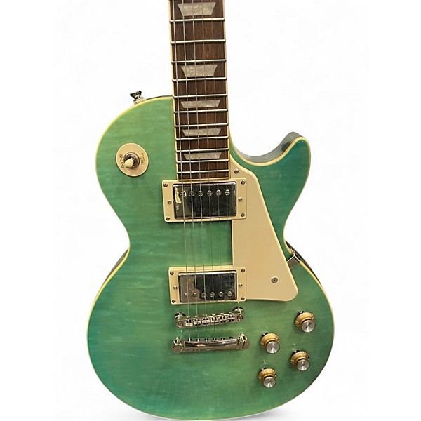Used Epiphone Les Paul Standard Emerald Green Solid Body Electric Guitar