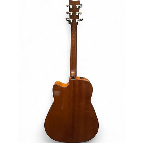 Used Yamaha FGX800C Sand Burst Acoustic Electric Guitar