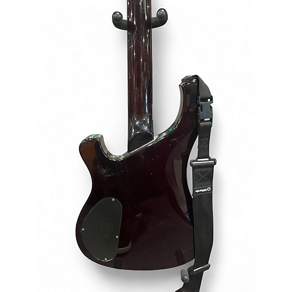 Used Schecter Guitar Research Diamond Series 004 Bass Crimson Red Trans Electric Bass Guitar