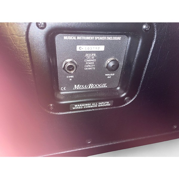 Used MESA/Boogie 2X12 2FB Guitar Cabinet