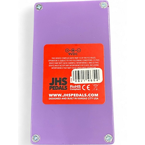Used JHS Pedals Lari Basilio Purple Effect Pedal