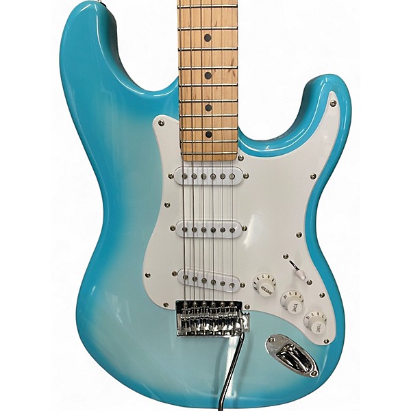 Used Indio CLASSIC Blue Burst Solid Body Electric Guitar