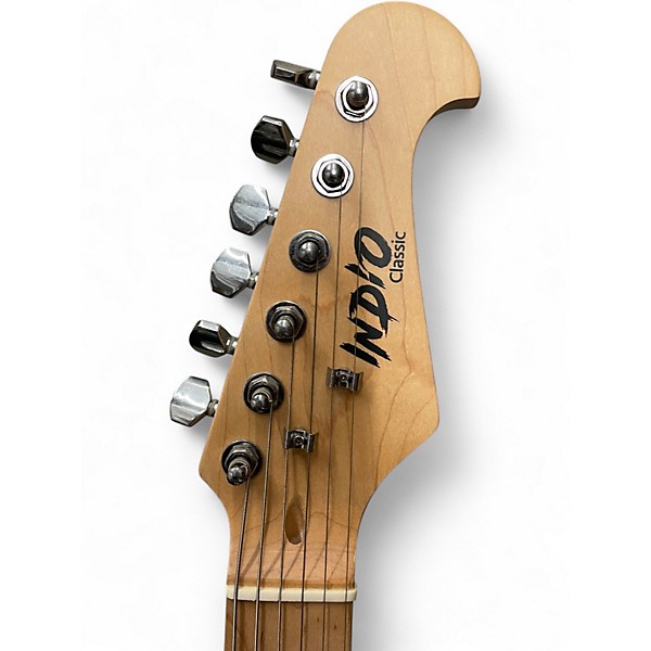 Used Indio CLASSIC Blue Burst Solid Body Electric Guitar