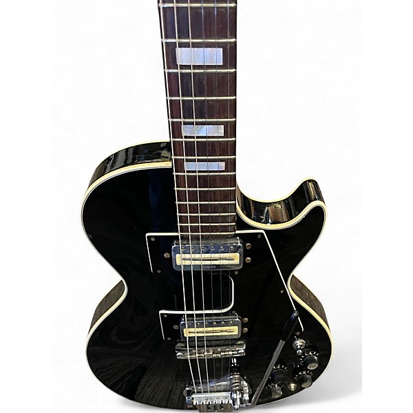 Vintage 1970s Hofner MODEL 4579 Black Solid Body Electric Guitar