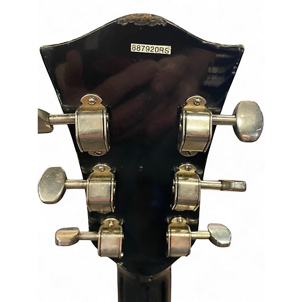 Vintage 1970s Hofner MODEL 4579 Black Solid Body Electric Guitar