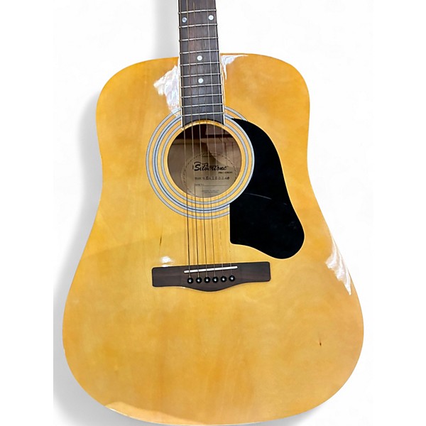 Used Silvertone Pro Series Natural Acoustic Guitar