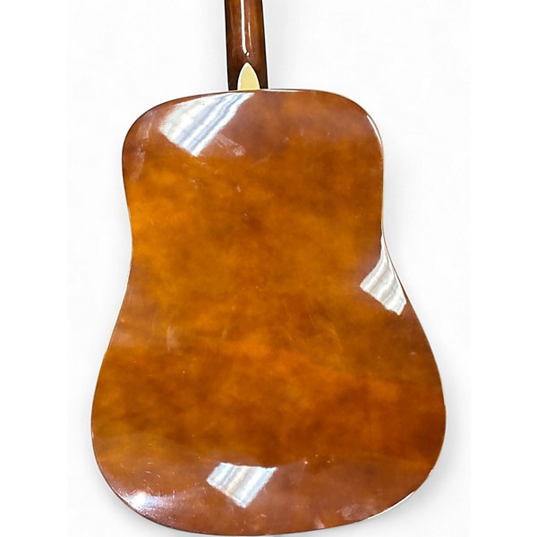 Used Silvertone Pro Series Natural Acoustic Guitar