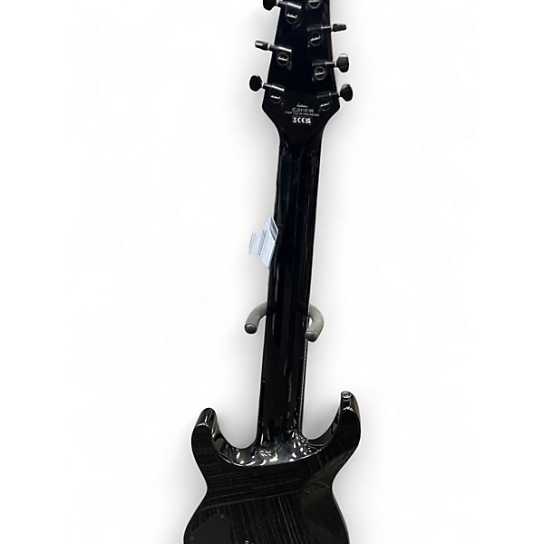 Used Jackson SLATX8Q MS Transparent Black Burst Solid Body Electric Guitar
