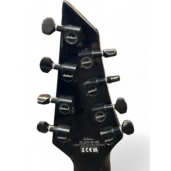 Used Jackson SLATX8Q MS Transparent Black Burst Solid Body Electric Guitar