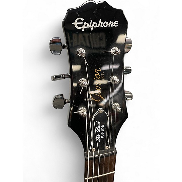 Used Epiphone Les Paul Junior Black Solid Body Electric Guitar
