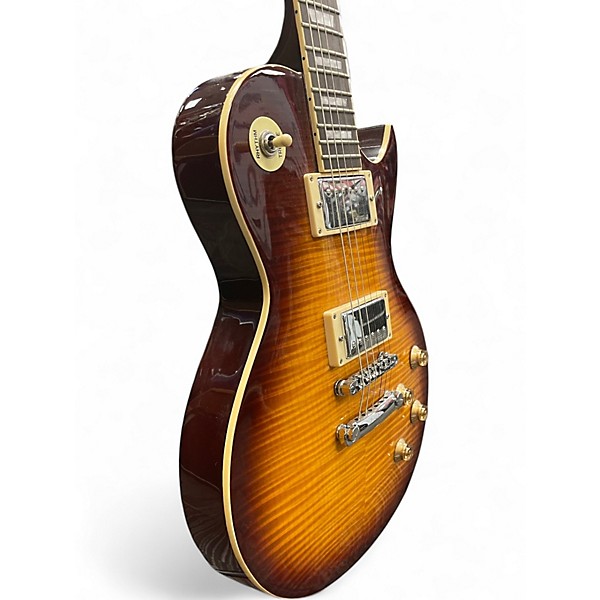 Used Harley Benton SC-550 II Flamed Top Solid Body Electric Guitar