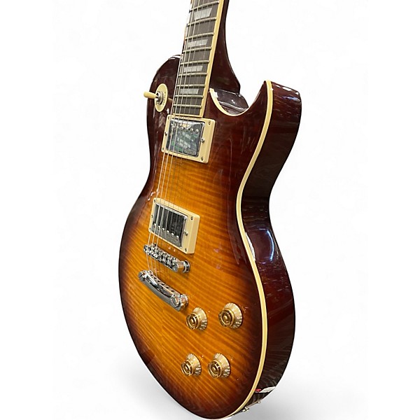 Used Harley Benton SC-550 II Flamed Top Solid Body Electric Guitar