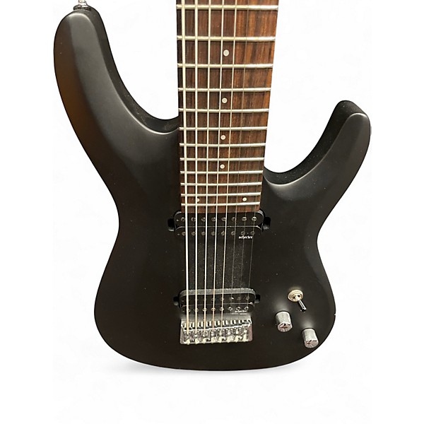 Used Schecter Guitar Research C8 deluxe Matte black Solid Body Electric Guitar