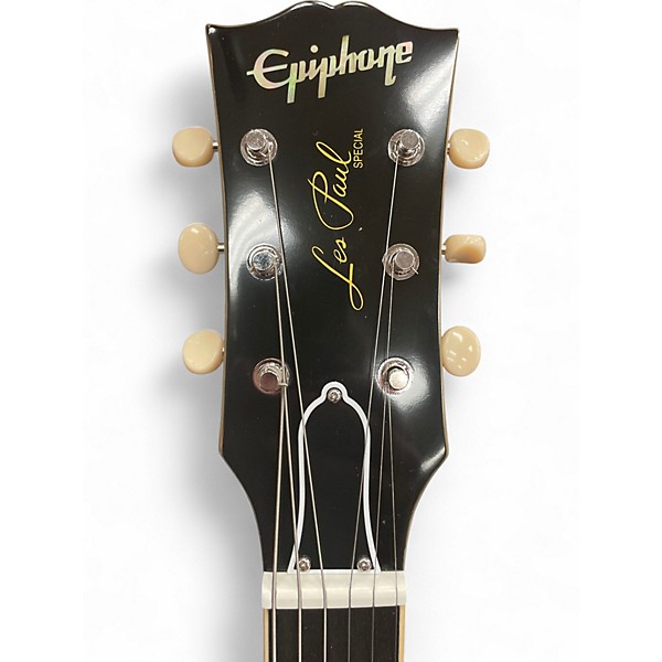 Used Epiphone Les Paul Special Double Cutaway TV Yellow Solid Body Electric Guitar