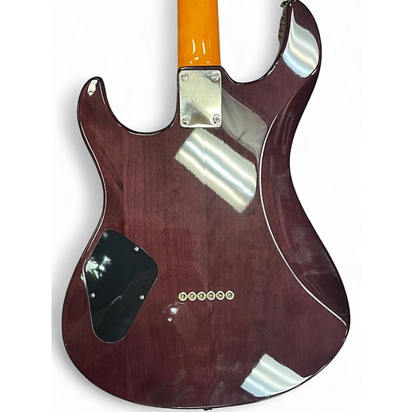 Used Yamaha PAC611 Trans Purple Solid Body Electric Guitar