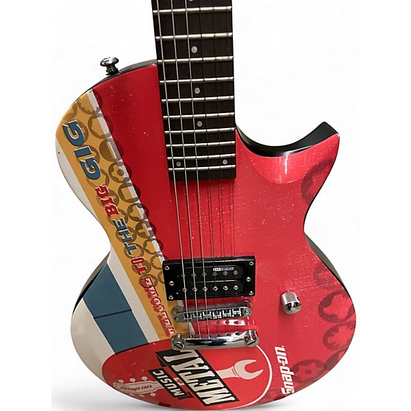 Used ESP LTD EC1 SNAP-ON GRAPHIC Solid Body Electric Guitar