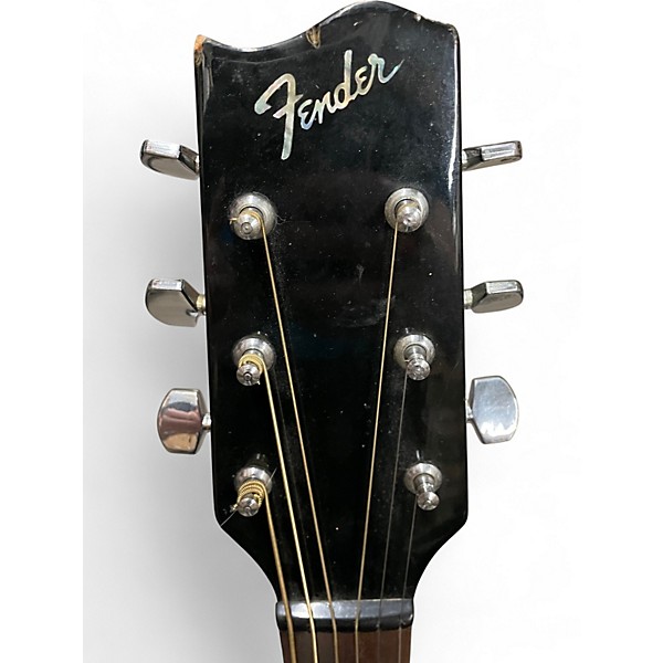 Used Fender GEMINI III Black Acoustic Guitar