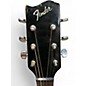 Used Fender GEMINI III Black Acoustic Guitar