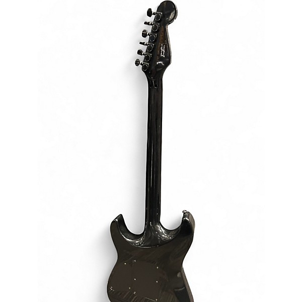Used 2001 Squier STAGEMASTER Black Solid Body Electric Guitar