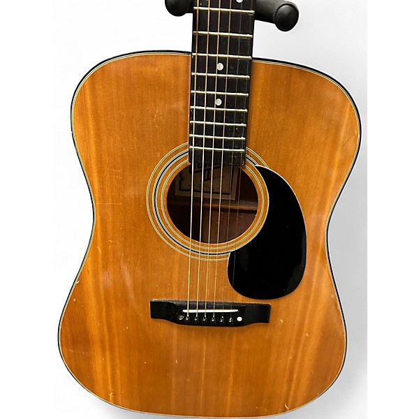 Used Hondo Ii H155A Natural Acoustic Guitar