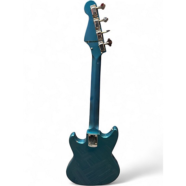 Used Teisco EB100 Blue Electric Bass Guitar