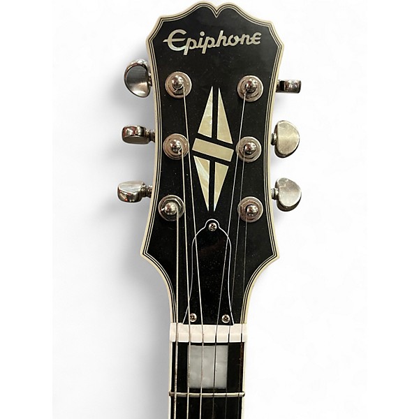 Used Epiphone Jared James Nichols "Old Glory" Les Paul Custom BLACK Solid Body Electric Guitar