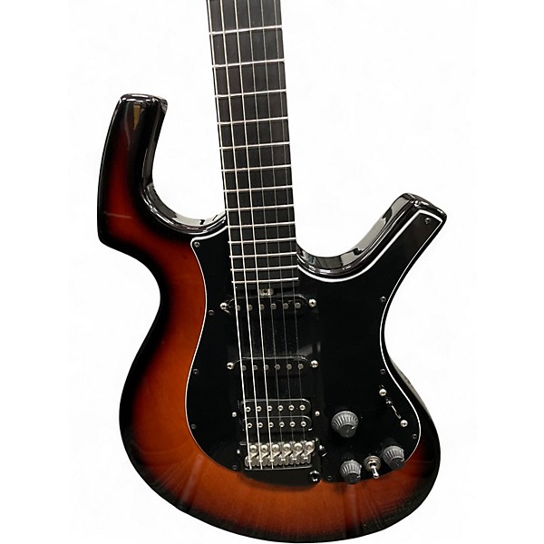 Used Parker Guitars Nitefly USA 2 Tone Sunburst Solid Body Electric Guitar