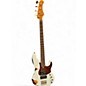 Used Rkm Custom Bass IV Road Worn White Electric Bass Guitar thumbnail