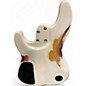 Used Rkm Custom Bass IV Road Worn White Electric Bass Guitar