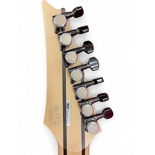 Used Ibanez prestige rgd7uc Black Solid Body Electric Guitar