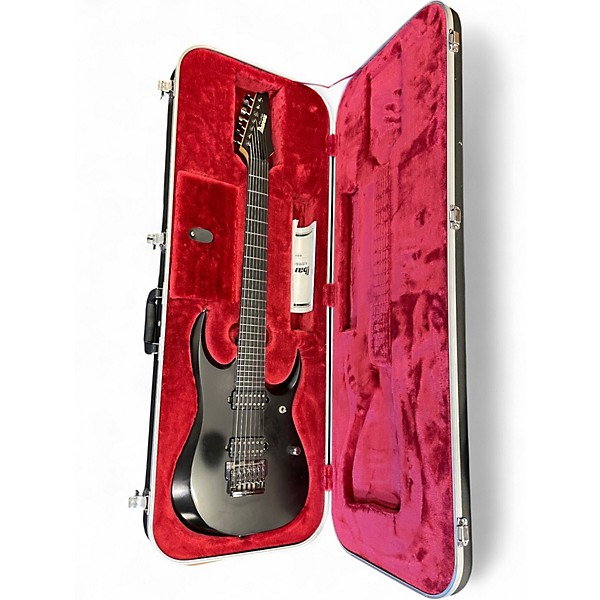 Used Ibanez prestige rgd7uc Black Solid Body Electric Guitar